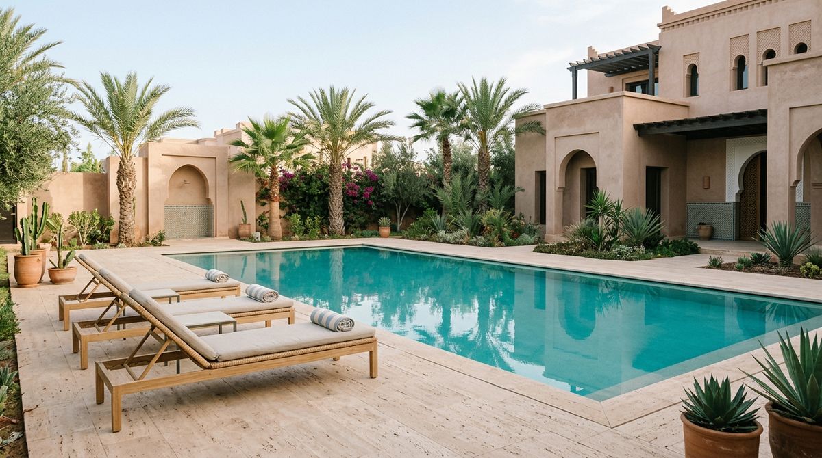 Piscine d'une résidence